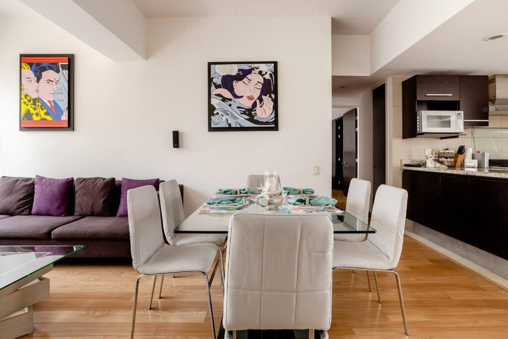 Beautiful Apartment In Polanco Area With Amenities Мехіко Екстер'єр фото